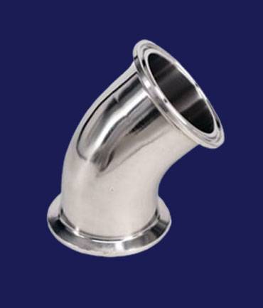Stainless Steel Dairy 45° Elbow